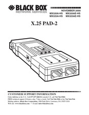 Black Box MX320A-HS Manual
