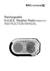Weather X RWB8817DT Instruction Manual