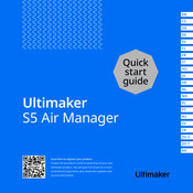 Ultimaker S5 Air Manager Quick Start Manual