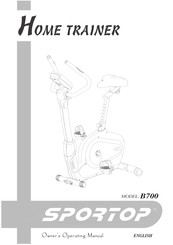 SPORTOP B900 Upright Cycle Fitness Depot Instruction Manual