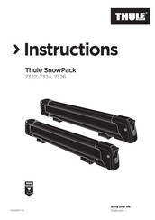 Thule SnowPack 7322 Instructions Manual