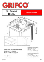 GRIFCO EB1 Installation And User Manual