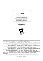 Ravaglioli J20 TD Manual