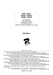 Ravaglioli R200/8 I Manual