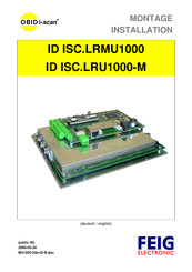 FEIG Electronic OBID i-scan ID ISC.LRU1000-M Installation Manual