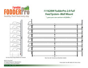Farmtek FodderPro 2.0 Full Feed System-Wall Mount 111628W Manual