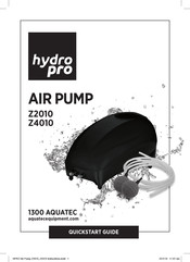 Aquatec HydroPro HZ2010 Quick Start Manual