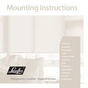 LuxaFlex 416 Mounting Instructions