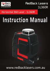 Redback 1L360R Instruction Manual