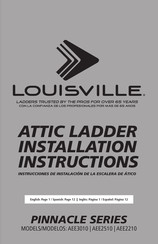 Louisville PINNACLE AEE2510 Installation Instructions Manual