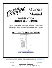 Valley Comfort Systems VC120 Owner's Manual
