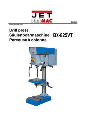 Jet PROMAC BX-825VT Manual