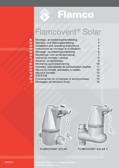 flamco Flamcovent Solar V Installation And Operating Instructions Manual
