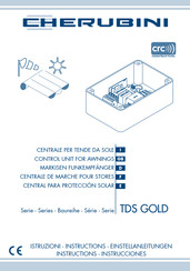 Cherubini TDS GOLD Series Instructions Manual