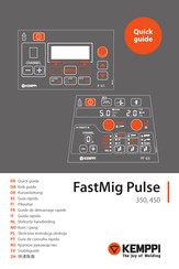 Kemppi FastMig Pulse 450 Quick Manual