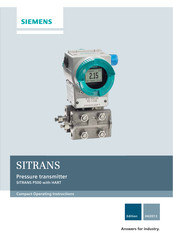 Siemens SITRANS P500 Compact Operating Instructions