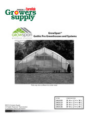 FarmTek Growers Supply GrowSpan 106310D Manual