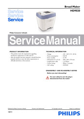 Philips HD9020 Service Manual