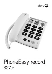 Doro PHONEEASY RECORD 327CR Manual