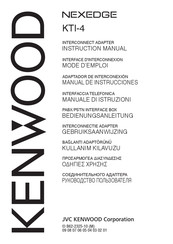 Kenwood Nexedge KTI-4 Instruction Manual