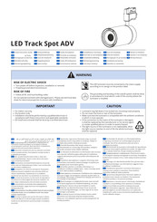 Tungsram LED Track Spot ADV Series Install Instruction Manual