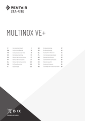 Pentair Multinox VE+ 6-50 Instruction Manual