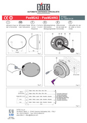 DITEC PasM24W2 User Instructions