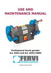 Fervi 0552/400V Use And Maintenance Manual