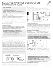 Sonance D8 Quick Start Manual