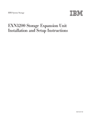 IBM System Storage EXN3200 Installation And Setup Instructions