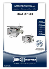 BIMG METVISA PCL.22 Series Instruction Manual
