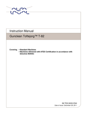Alfa Laval Gunclean Toftejorg T-82 Instruction Manual