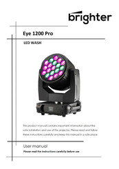 Brighter Eye 1200 Pro User Manual