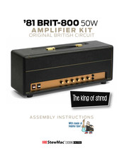 StewMac '81 BRIT-800 Assembly Instructions Manual
