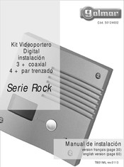 golmar Rock Series Installation Manual