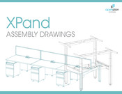 Openplan XPand XP-E-TABLE-LINK Assembly Drawings