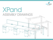 Openplan XPand XP-DUPLEX-USB-LG Assembly Drawings