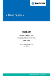 Kontron MicroTCA OM6040D User Manual