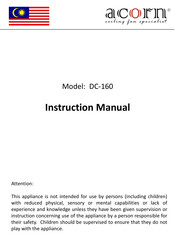 Acorn DC-160 Instruction Manual