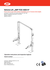 JMP FOX 4000 H Operation Instructions Manual
