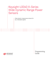 Keysight Technologies U2040 X-Series Programming Manual