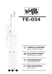 VMB TE-034 Operating Instructions Manual