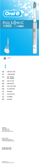 Braun Oral-B PULSONIC 1000 Use Instructions
