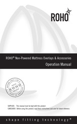 ROHO DRY FLOATATION Manual
