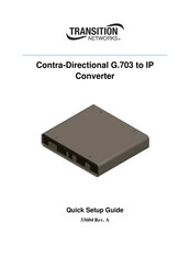Net2Edge PB-TDM1-CONTRA Quick Setup Manual