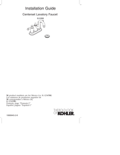 Kohler K-11550 Installation Manual