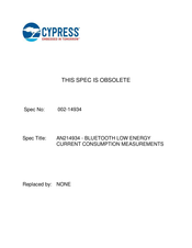 Cypress AN214934 Manual