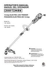 Craftsman 138. 99005 Operator's Manual