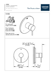 Grohe ATRIO 19 866 Installation Instructions Manual