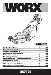 Worx WG770E Manual